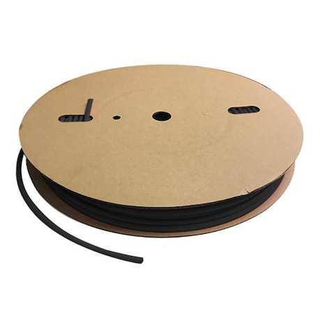 Kable Kontrol Heat Shrink Tube, Thin Wall, 2:1 I.D. Shrink Ratio, 5/8 in I.D. Before Shrinking, Black, 200 ft HS358-S200-BLACK